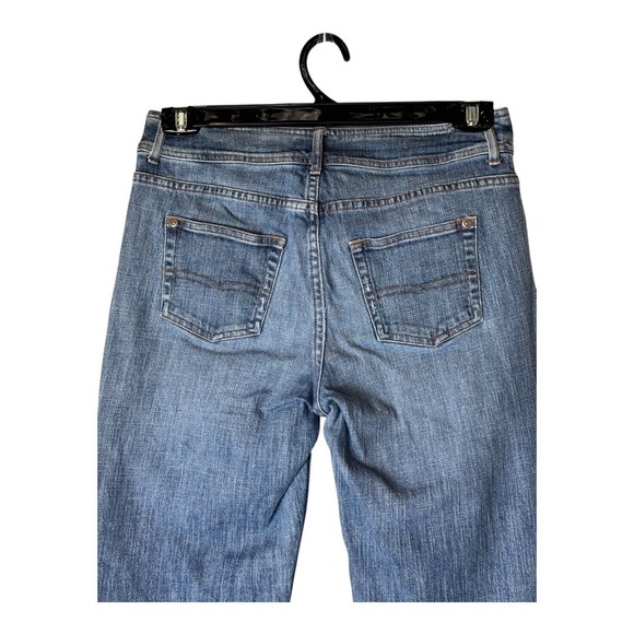 Womyn Jeans Women 6 Blue Denim Medium Wash The Hutton Flare Leg Outdoor Retro - Picture 4 of 9